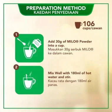 NESTLE MILO ACTIV GO SOFTPACK PEK OPERATOR Over 3KG
