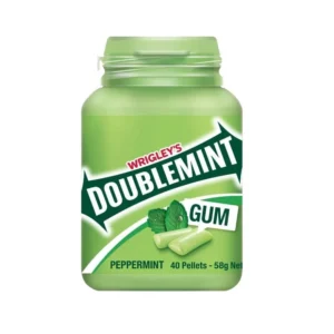 WRIGLEYS Doublemint Chewing Gum Peppermint Bottle 58g