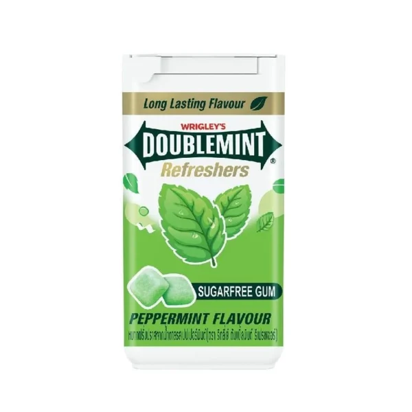 sg-11134201-824gh-mflz48an0vt4f0.webp WRIGLEYS Doublemint Refreshers Peppermint Flavour Sugarfree Gum 40g